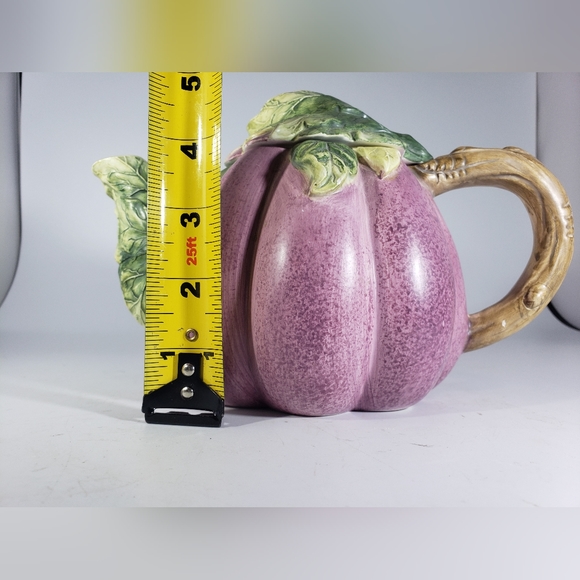 CBK LTD 1995 Teapot purple and green - Picture 6 of 8